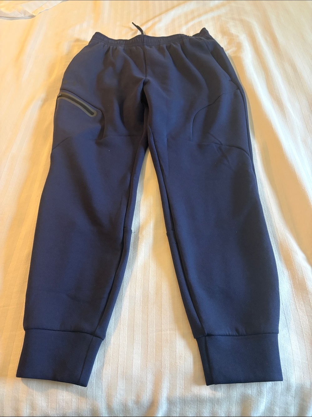 Under Armour Navy Men's icon Joggers with Zip Pocket. Never worn